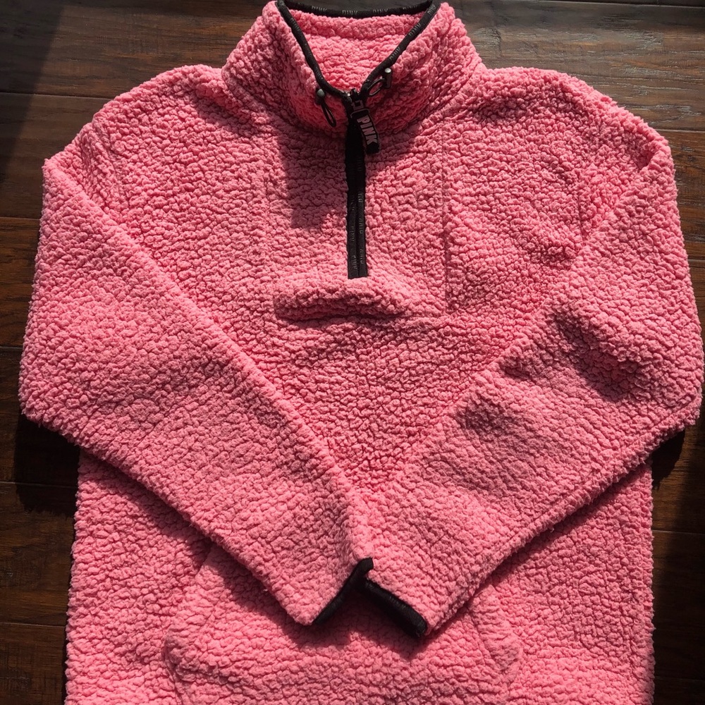 Pink Pullover Half-Zip